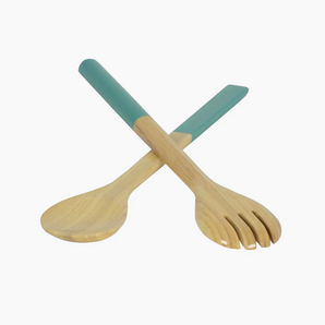 Large Salad Server - Light Blue