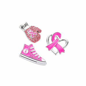 Pink Ribbon Brooches