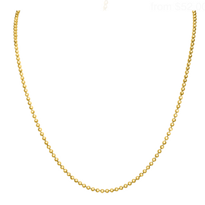 3mm 16" Gold Ball Chain