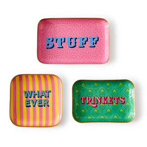 Metal Trays w/Sayings