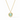 Laguna Solitaire Necklace in Aquamarine Blue