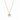Colette Circle Delicate Necklace in Chalcedony