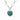 Solara Statement Necklace in Montana Blue