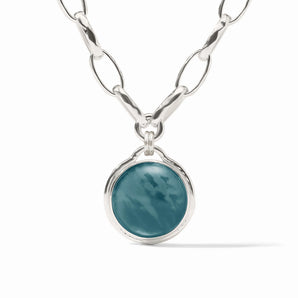 Solara Statement Necklace in Montana Blue