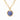 Solara Statement Necklace in Tanzanite Blue