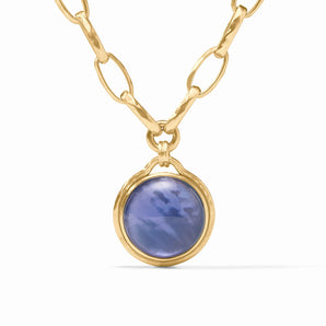 Solara Statement Necklace in Tanzanite Blue
