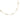 Water Resistant Cz Paperclips Necklace