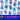 Anywhere Mahjong Tiles in Blue