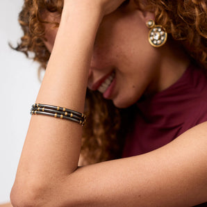 Tribeca Stacking Bangle in Mixed Metal