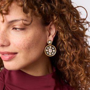 Tribeca Statement Earring in Cubic Zirconia