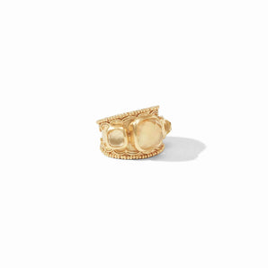 Trieste Statement Ring in Champagne