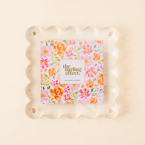 Scalloped Acrylic Frame in Clear