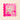 Scalloped Acrylic Frame in Hot Pink