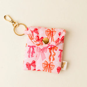 Puffy Earbud Case in Blushing Bows