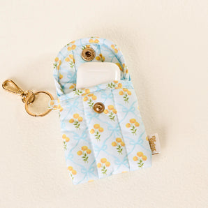 Puffy Earbud Case in Marigold Lane Blue