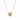 Wave Stone Delicate Necklace in Chalcedony Blue