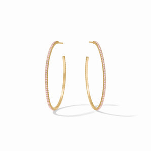 Windsor Hoop in Pink Champagne/Large