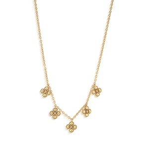 Berry Clover Multi Station Necklace