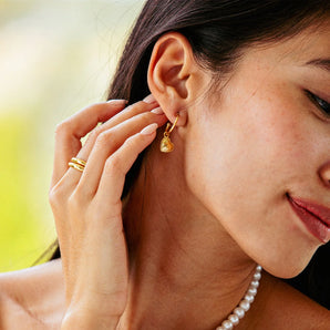 Love Hoop Earrings