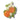 Orange Blossom Hair Clip