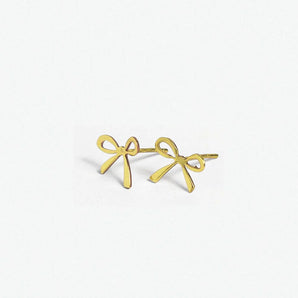 Alice Mini Ribbon Bow Post Earrings