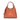 Leather Handbag in Orange