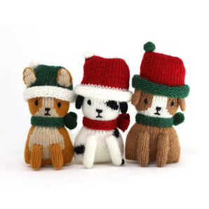 Holiday Puppy Ornaments