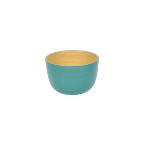 Bamboo Rice Bowl in Light Blue