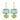 Valencia Earring in Aqua/Lime