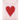 Glass Tray in Crayon Heart