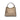 Leather Handbag in Taupe