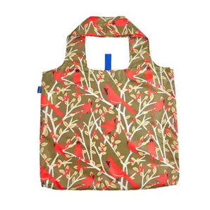 Reusable Shopper Bag in Red Cardinals