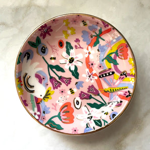 Butterfly Garden Trinket Dish