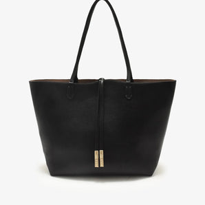 Departure Tote in Black/Taupe