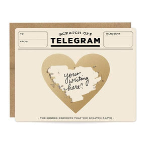 Scratch-off Card - Classic Telegram