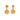 Berry Double Drop Earring