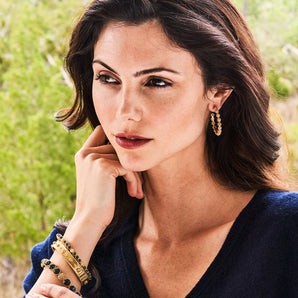 Berry Icon Medium Hoop Earrings