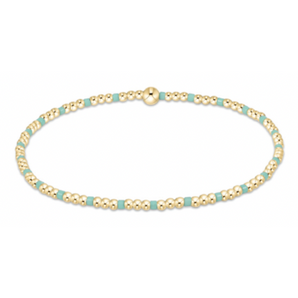 2mm Hope Sincerity Bead Bracelet in Mint