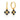 Berry Clover Hoop Earring