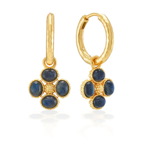 Berry Clover Hoop Earring