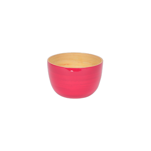 Bamboo Rice Bowl in Fuchsia