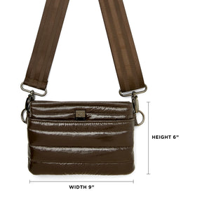 Bum Bag in Glossy Chocolate