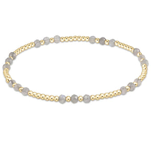 Gemstone Joy 3mm Bracelet in Labadorite