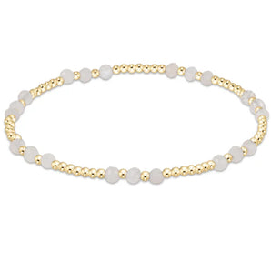 Gemstone Joy 3mm Bracelet in Moonstone