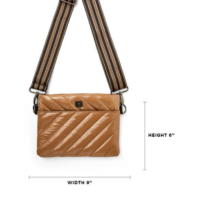 Diagonal Bum Bag 2.0 Glossy Caramel