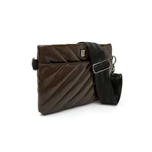 Diagonal Bum Bag 2.0 Glss Chocolate