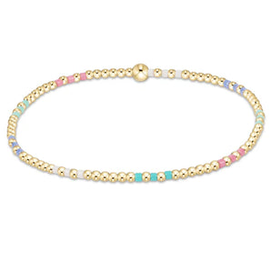 Hope Joy 2mm Bead Bracelet in Hot Mess