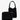 Hollace Mini Shearling Tote in Black
