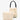 Hollace Mini Shearling Tote in Cream