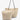Akimbo East West Shearling Tote in Cream